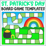 Editable St. Patrick's Day Board Game Templates - St. Patr