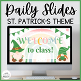 Editable St. Patrick's Day Daily Slides Template - Google Slides