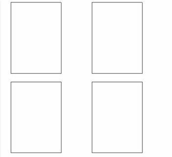 Preview of Editable Standard Playing Card Blank Template 2.5" x 3.5"