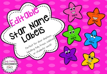 Preview of Editable Star Name Labels