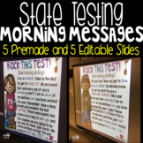 Editable State Testing Morning Messages