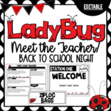 Open House | Meet the Teacher Set | Ladybug Theme