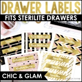 Editable Sterilite Drawer Labels Class Decor {Chic, Glam, 