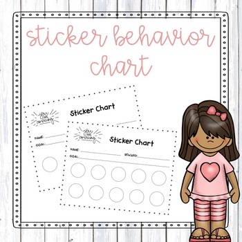 Preview of Sticker Behavior Chart