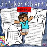 Editable Sticker Charts:  Behavior Consequences & Rewards