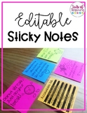 Editable Sticky Notes
