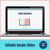Editable Story Elements Google Slides for Grades K - 2