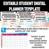 Editable Student Digital Planner