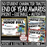 Editable Student End of the Year Awards Superlative Classr