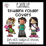 Editable Student Folder Covers