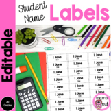 Editable Student Labels | Mailing Labels - 30 per sheet