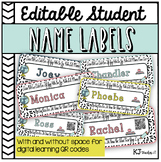 Editable Student Name Labels