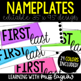 Editable Student Nametags / Nameplates - Fits Target Pockets