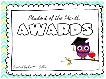 Download Student Of The Month Awards Worksheets Teaching Resources Tpt