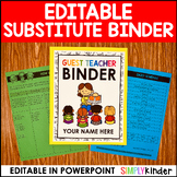 Editable Sub Binder with Cover, Templates, & more, Emergen