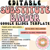 Editable Substitute Binder | Digital/Print Sub Binder | Go