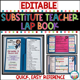 Editable Substitute Teacher Binder | Substitute Folder | E