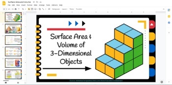 Preview of Editable: Surface Area & Volume