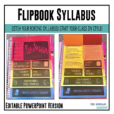 Editable Syllabus Flipbook [Infographic]