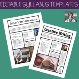 Editable Syllabus Templates