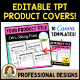 Editable TPT Product Cover Thumbnail Templates - Canva Designs