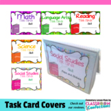 Editable Task Card Cover Pages