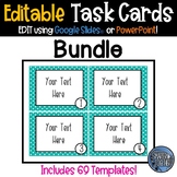 Editable Task Cards Bundle