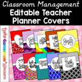 Editable Teacher Binder Covers