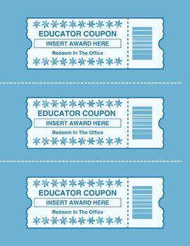 Preview of Editable Teacher Coupons: Winter Edition