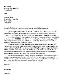 Recent Grad Cover Letter from ecdn.teacherspayteachers.com
