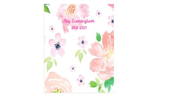 Preview of Editable Teacher Planner 2019-20 - Floral