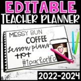 Editable Teacher Planner 2022-2023 Teacher Calendar - FREE UPDATES!