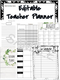 Editable Teacher Planner (2023-2024 School Year) Farmhouse