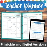 Editable Google Slides Teacher Planner