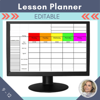 Preview of Digital Teacher Planner
