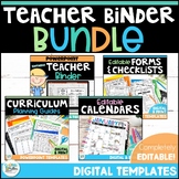 Editable Teacher Planner BUNDLE Digital Templates - Lesson