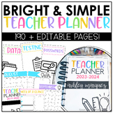 Teacher Planner 2022-2023 - Editable