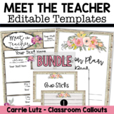 Meet the Teacher: Editable Templates – Bundle