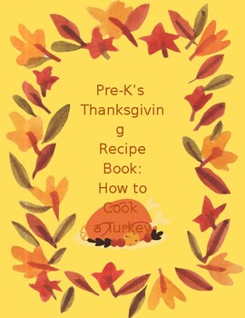 Preview of Editable Thanksgiving Recipe Book