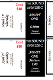 Editable Tickets for Performance, Musical Tickets