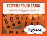 Editable Touch and Point Cards