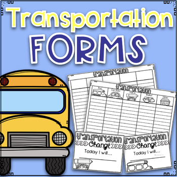 Preview of Editable Transportation Forms