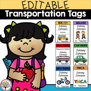 Preview of Editable Transportation Tags