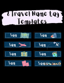 Editable Travel Student Name Tags | Travel Classroom Decor
