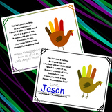 Editable Turkey Handprint Poem Craft for Thanksgiving - Pr