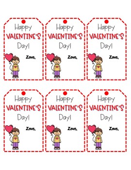 Editable Valentine Gift Tags FREE by Coffee Teach and Inspire | TpT