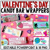 Editable Valentine's Day Candy Bar Wrappers | Holiday Stud