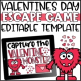 Valentine's Day Escape Room Editable Template