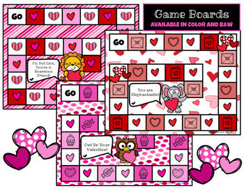 Editable - Valentine's Day Game Board Set by Once Upon a Time with Mrs ...