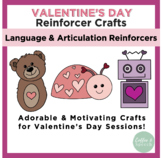 Editable Valentine's Day Reinforcer Craft | Language and A